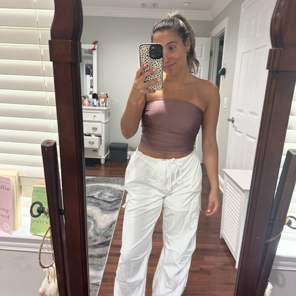 Strapless Mauve Top